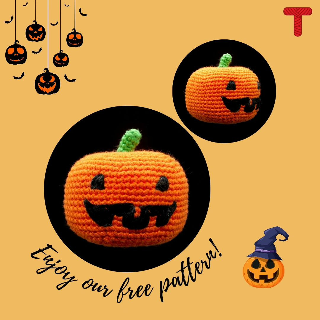 Jack'o lantern 🎃 free pattern pumpkin