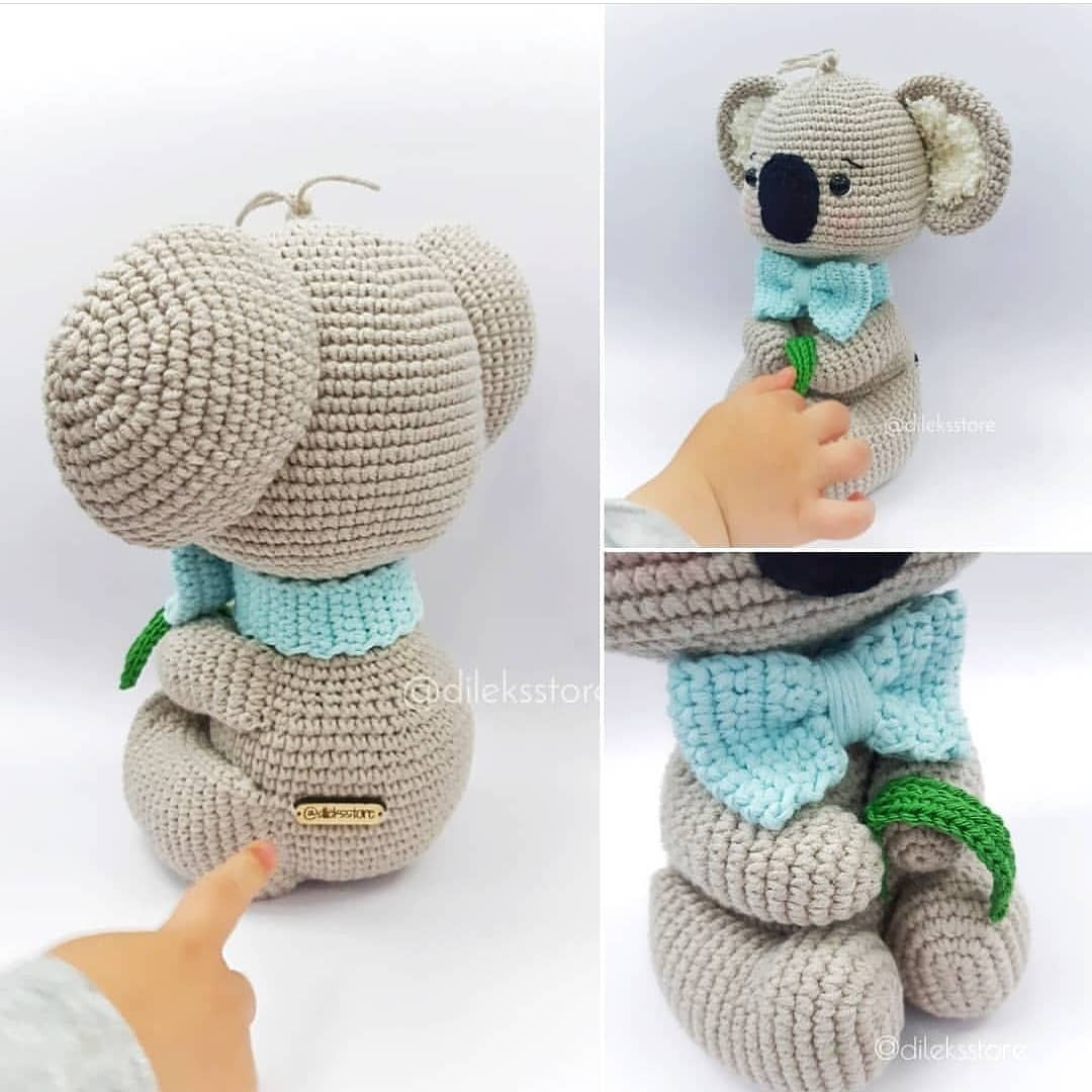 Koala ayısı tığ işi modeli