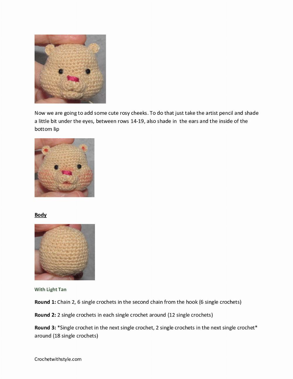 Lucy the Lioness Crochet pattern