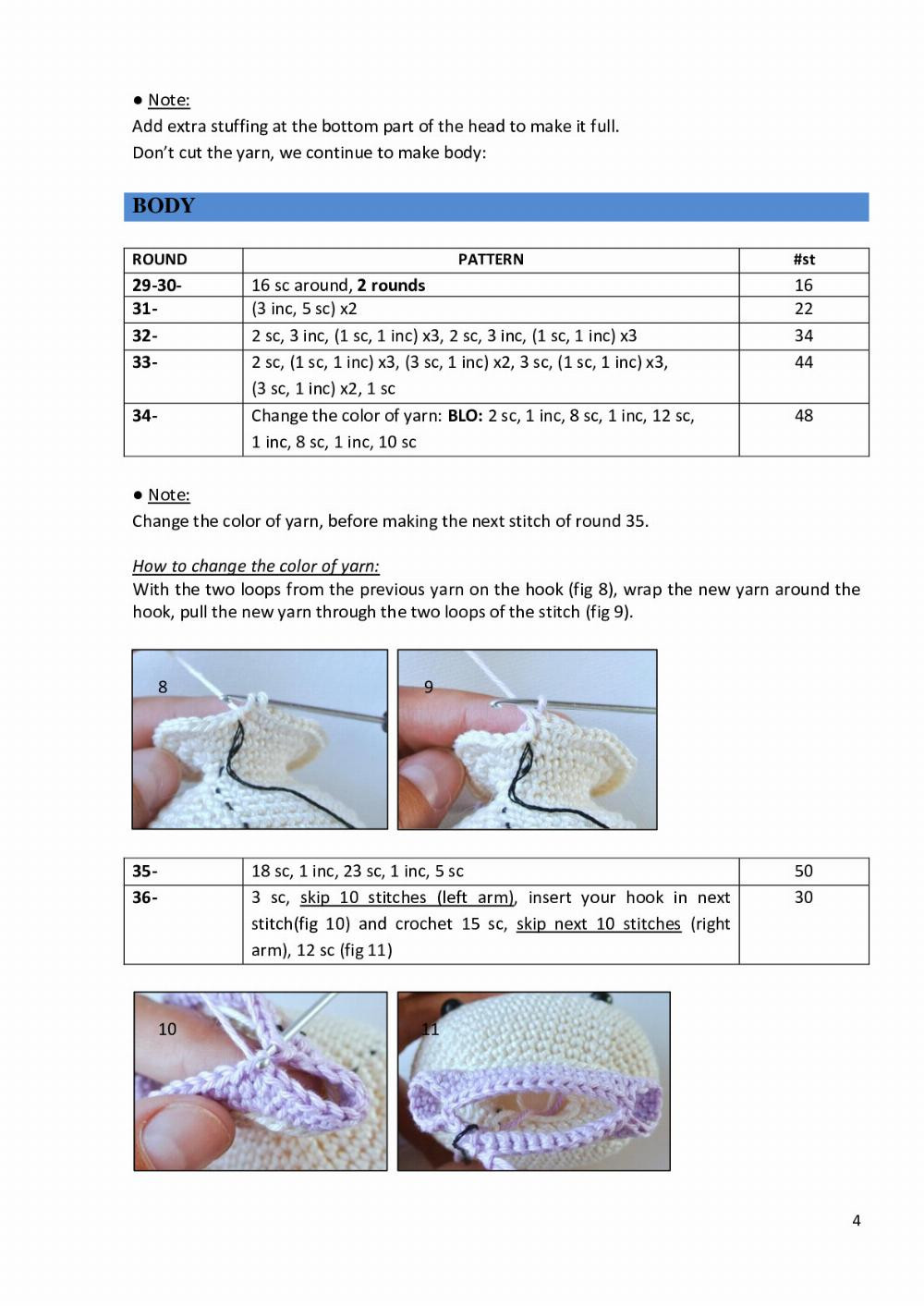 “Luna the doll” crochet pattern