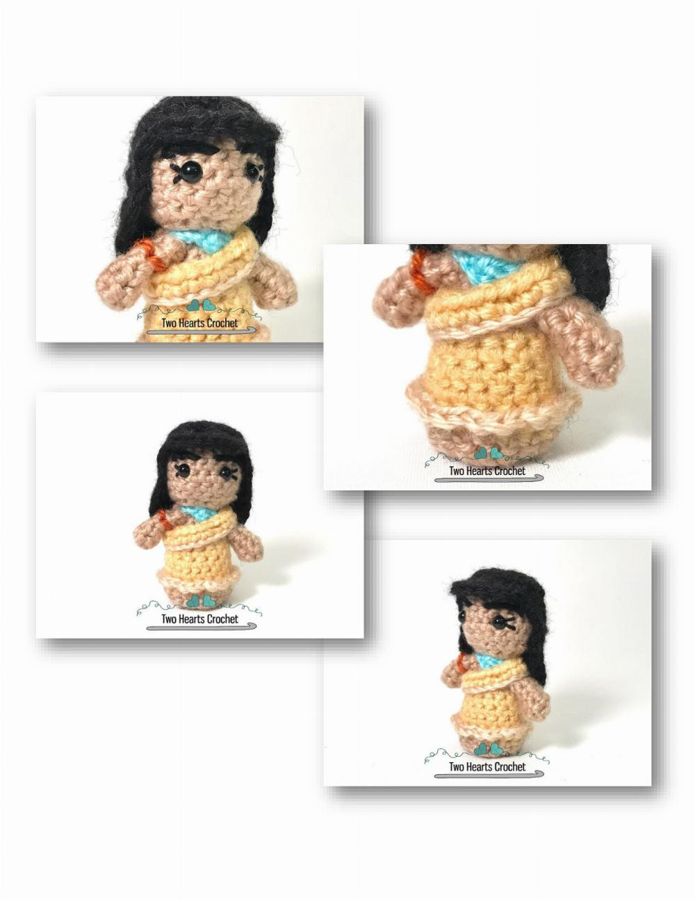 Mini Princess Amigurumi Pocahontas