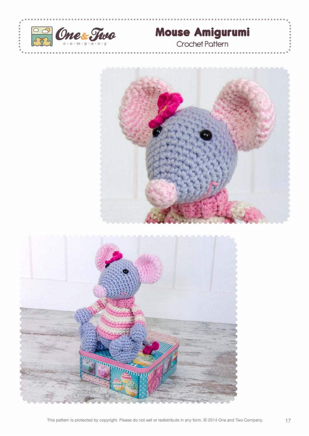 mouse amigurumi crochet patern