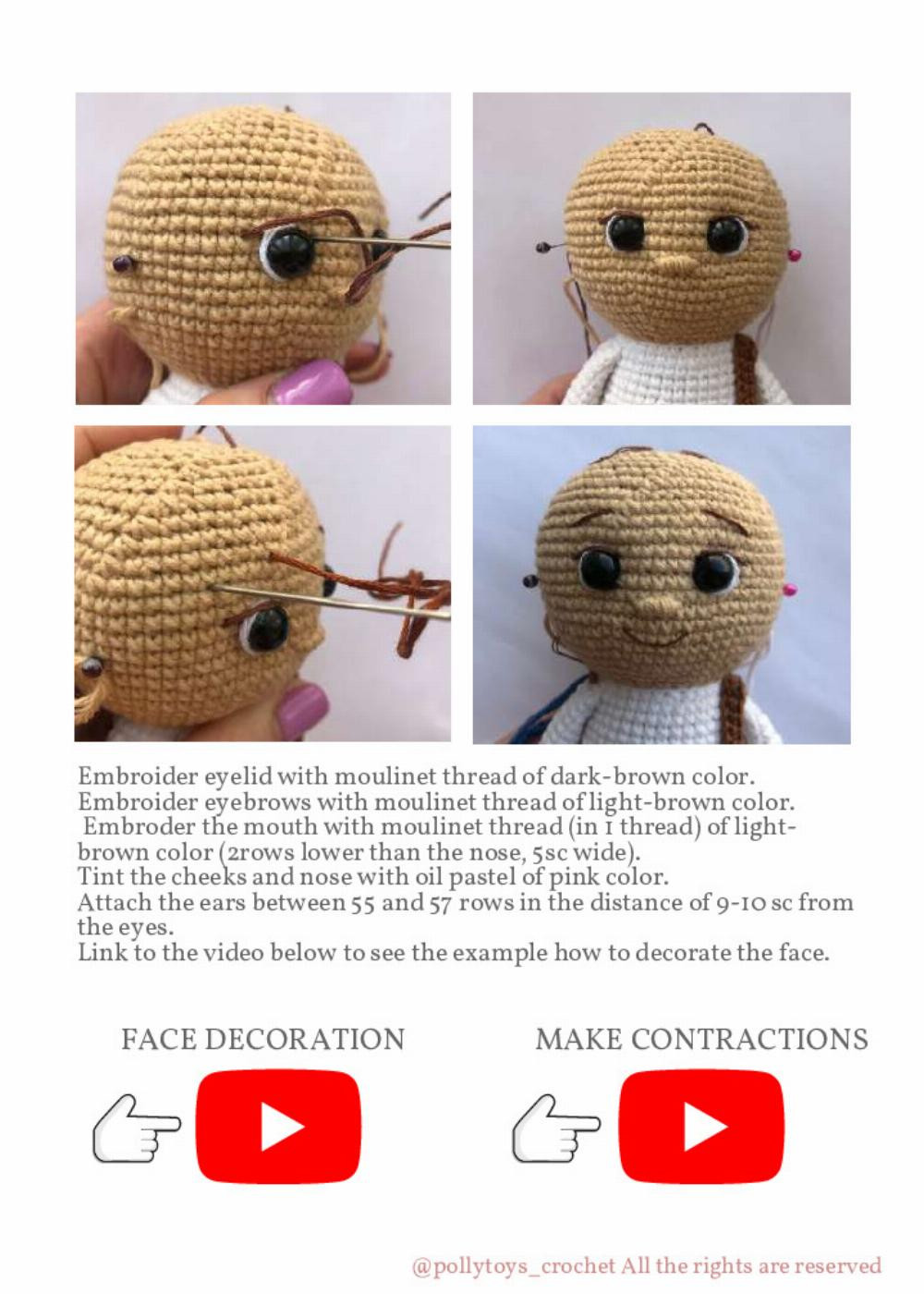 PATTERN CROCHET DOLL TOM SAWYER