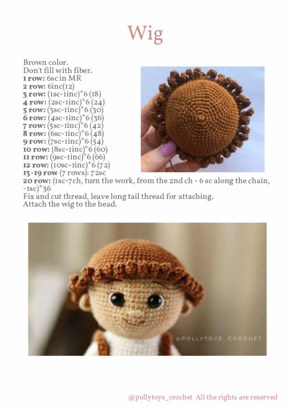 PATTERN CROCHET DOLL TOM SAWYER