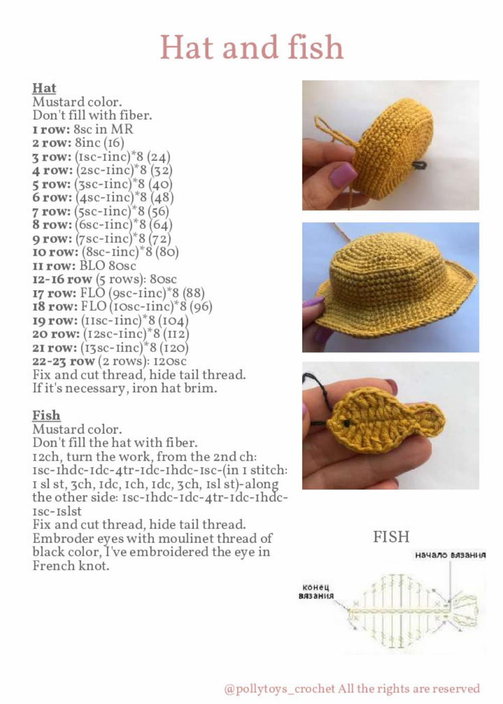 PATTERN CROCHET DOLL TOM SAWYER