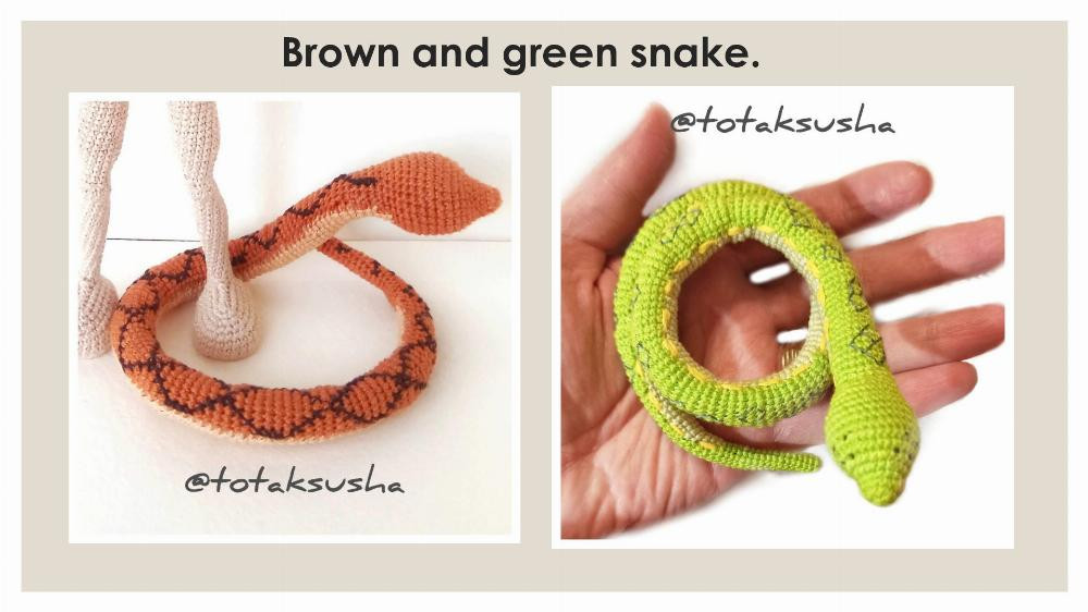 Pattern Snake crochet