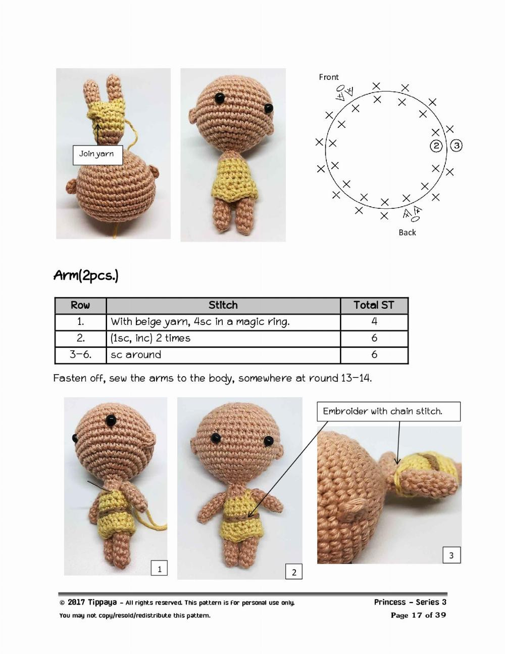 Princess Series3 crochet pattern