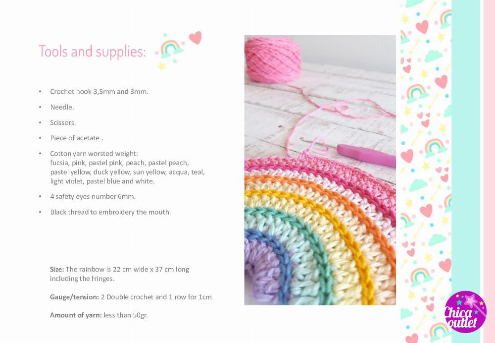 rainbow crochet pattern