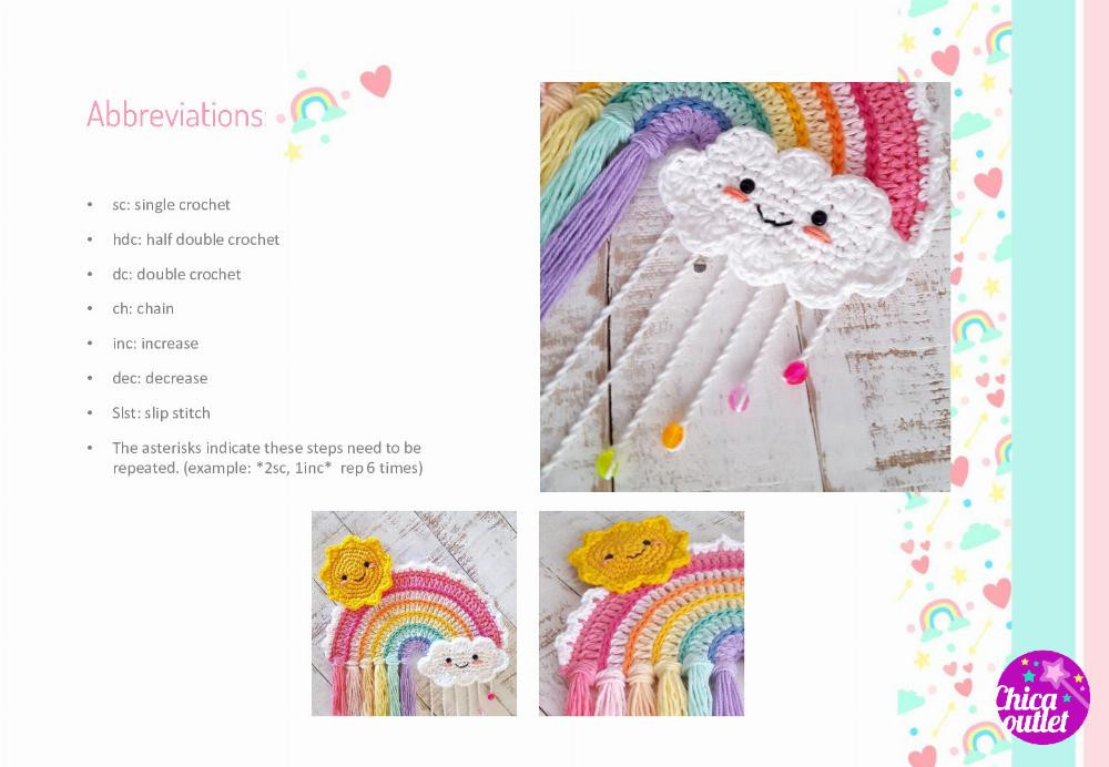 rainbow crochet pattern