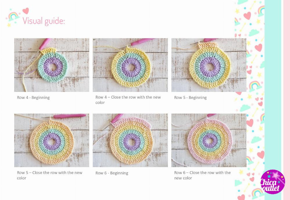 rainbow crochet pattern