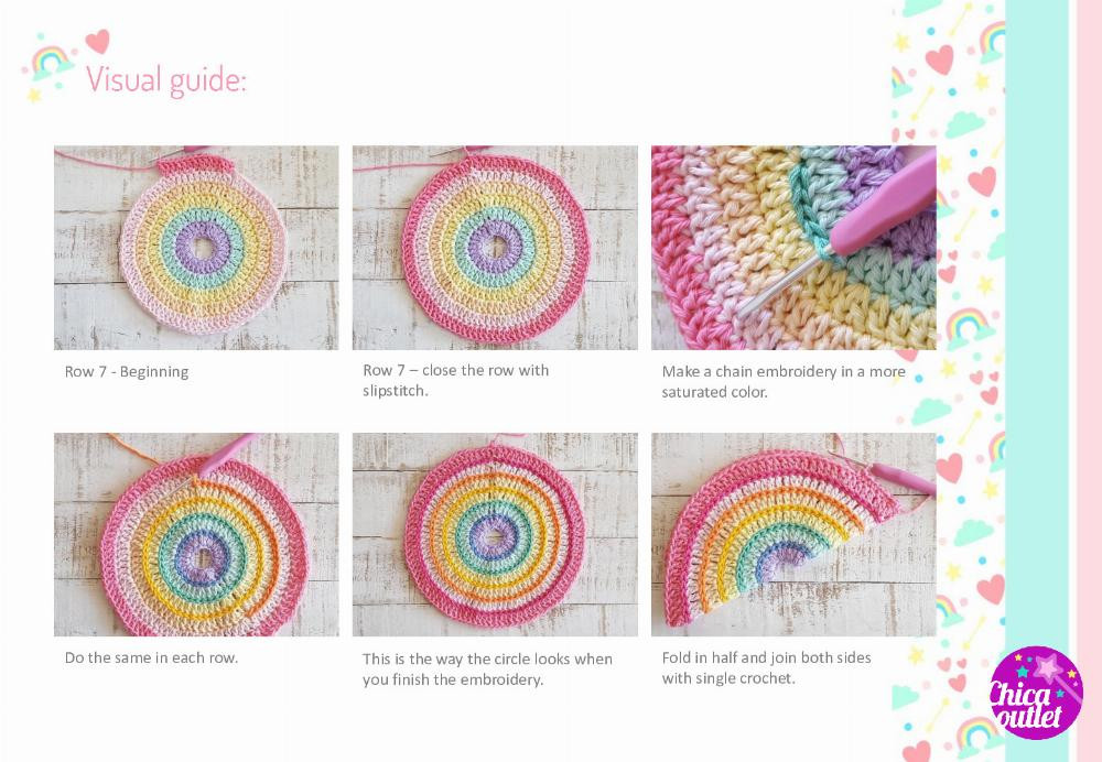 rainbow crochet pattern