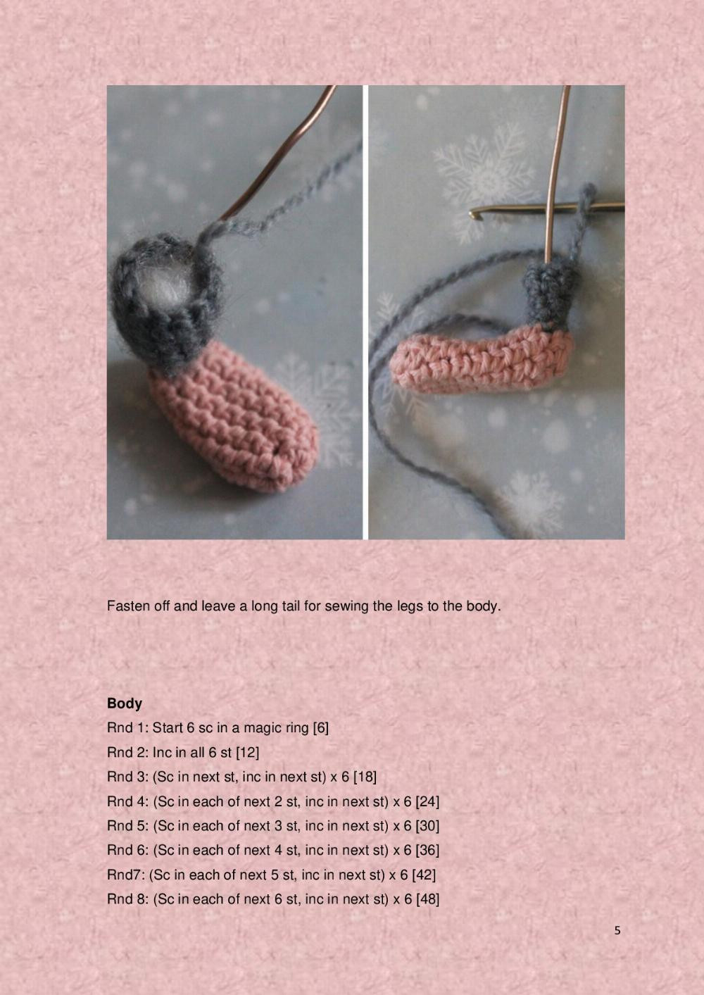 Rat Boo crochet pattern