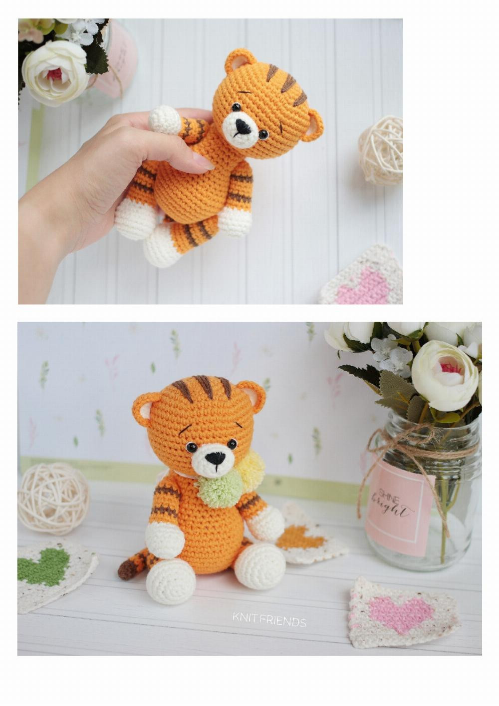 Rio the tiger crochet pattern