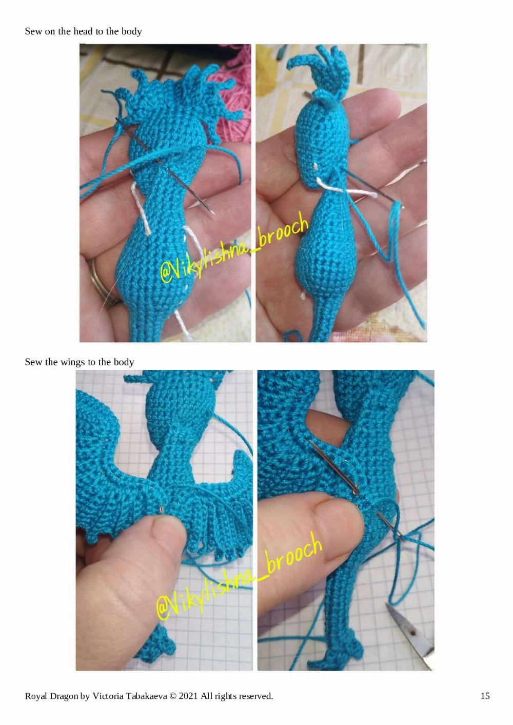 Royal Dragon crochet pattern