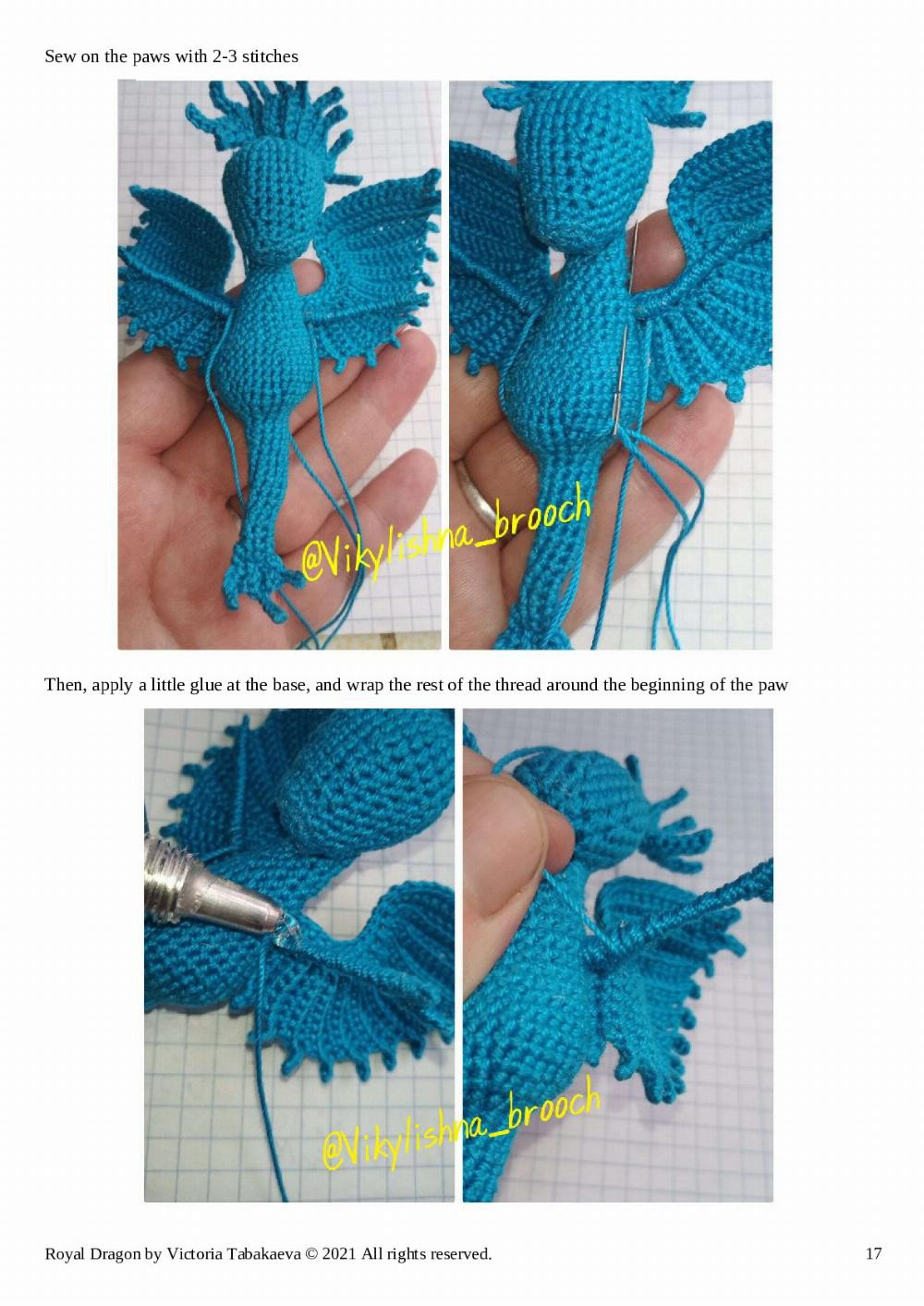 Royal Dragon crochet pattern