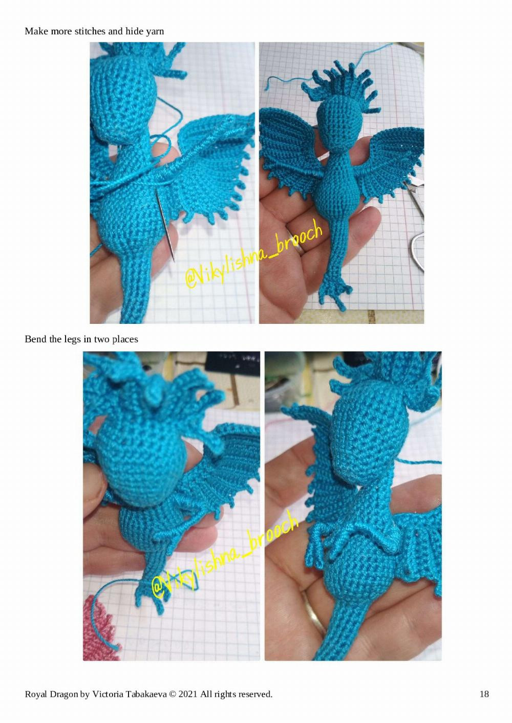 Royal Dragon crochet pattern