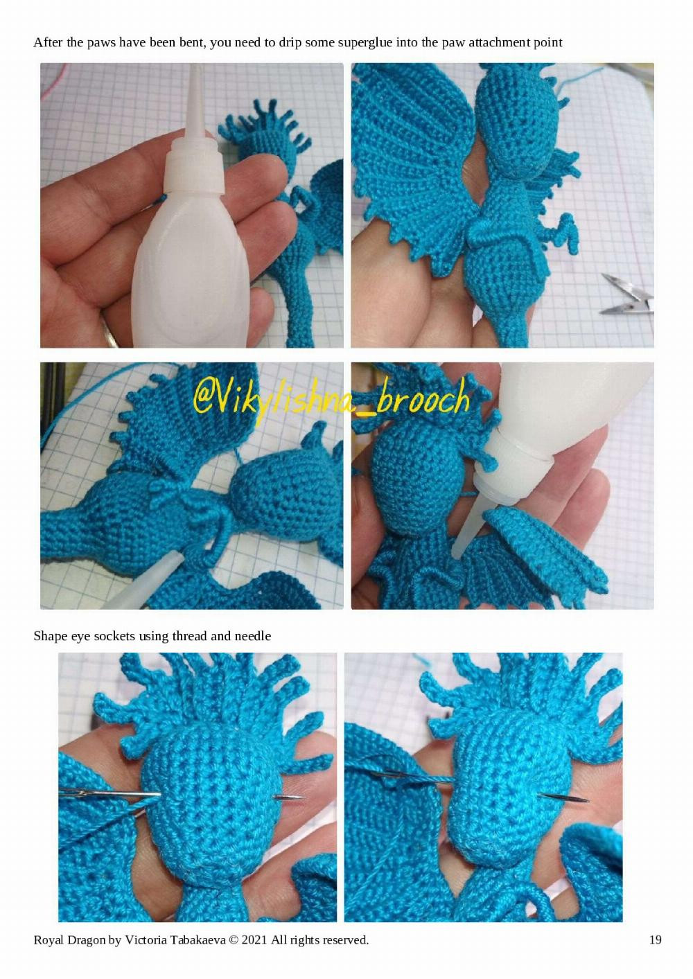 Royal Dragon crochet pattern