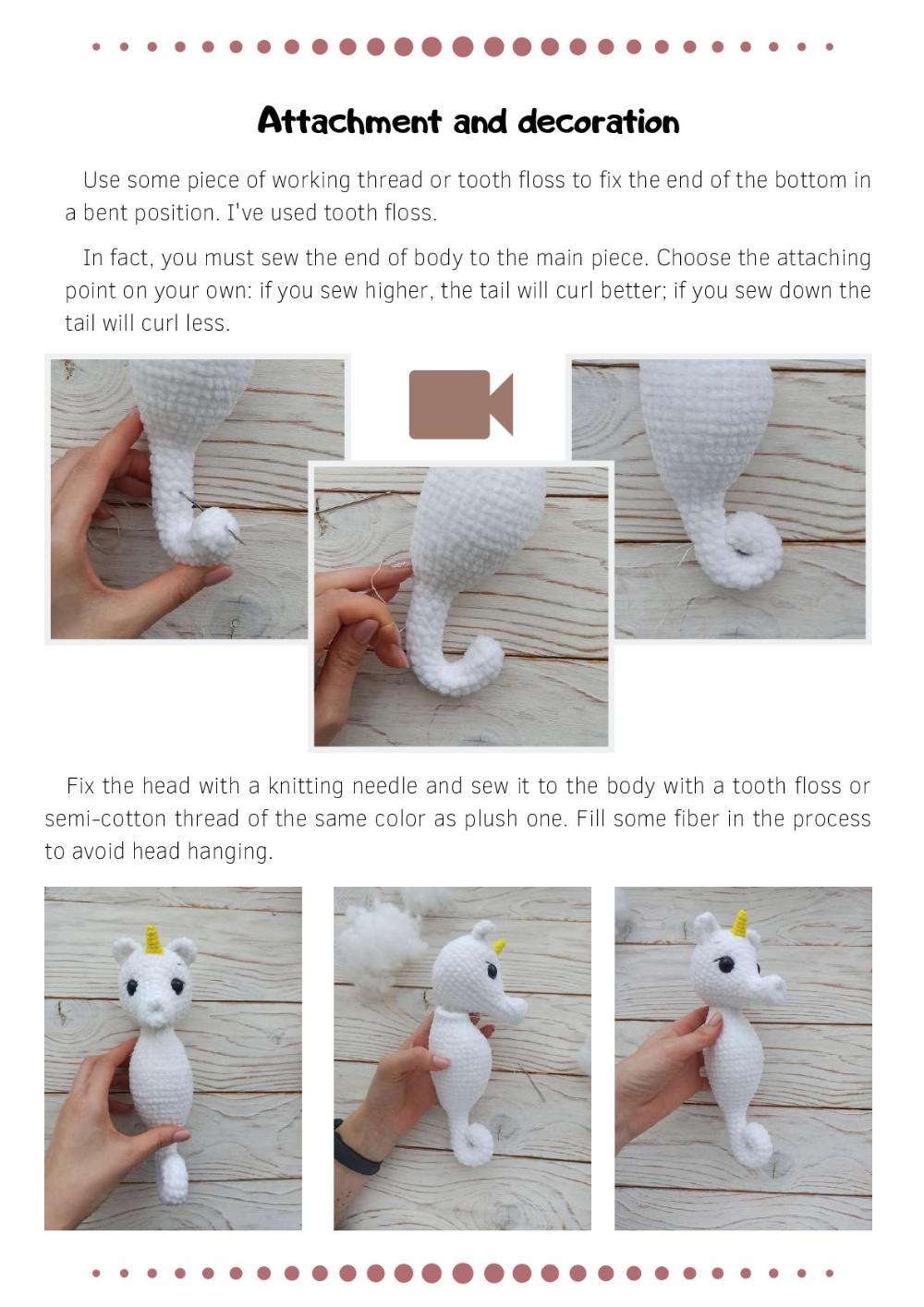 Sea Unicorn crochet pattern