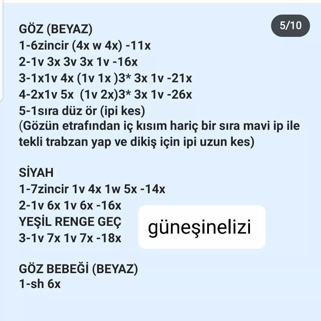 Sonic bebek tığ işi modeli