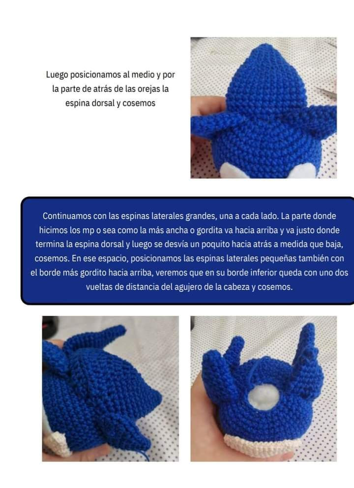 Sonic crochet pattern