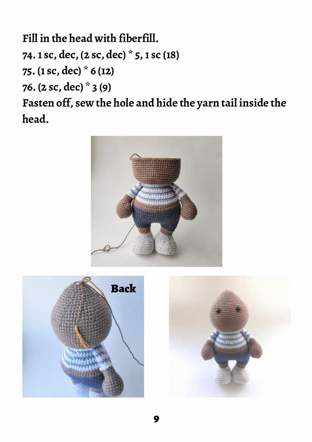 Teddy Barni Crochet pattern