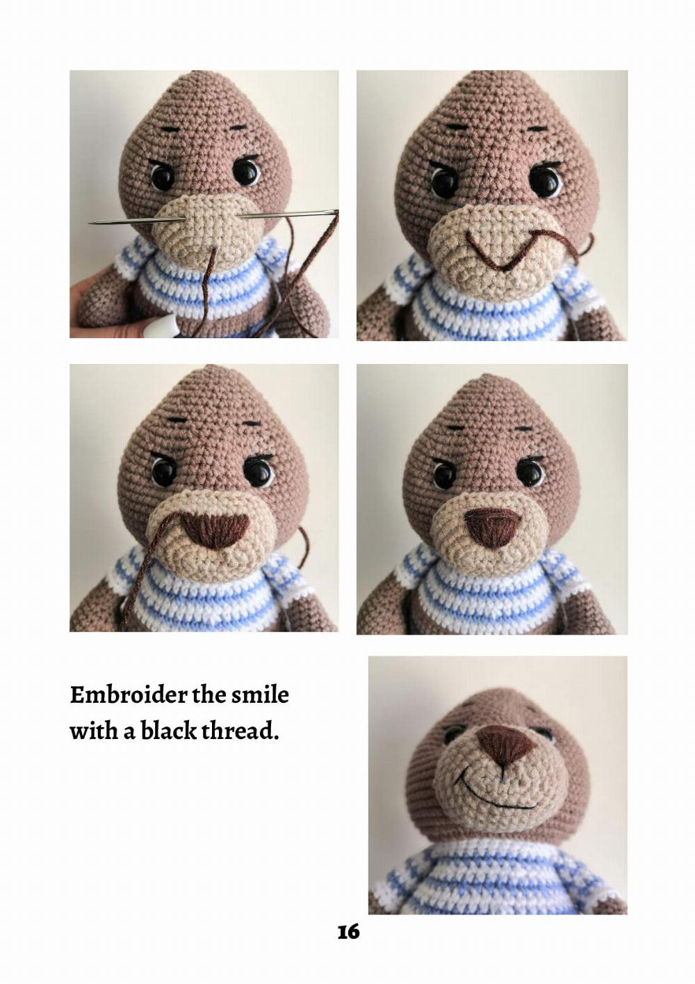 Teddy Barni Crochet pattern