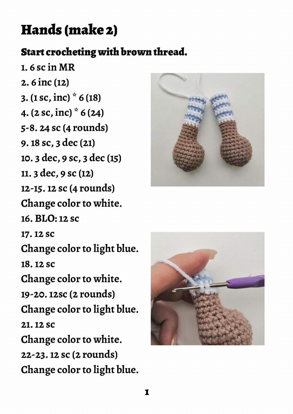 Teddy Barni Crochet pattern