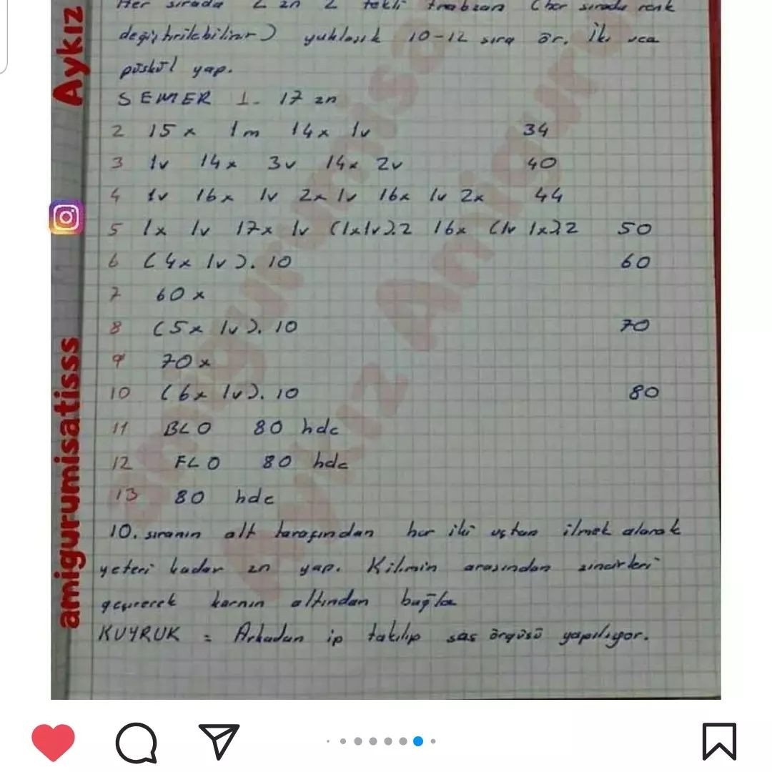 Tığ işi eşek ve eyer modeli