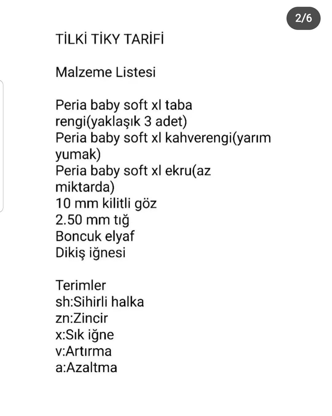 Turuncu tilki tığ işi modeli.