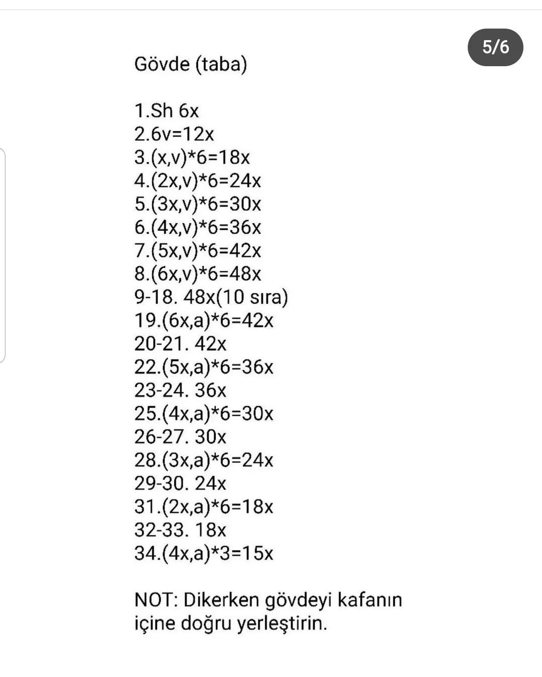 Turuncu tilki tığ işi modeli.