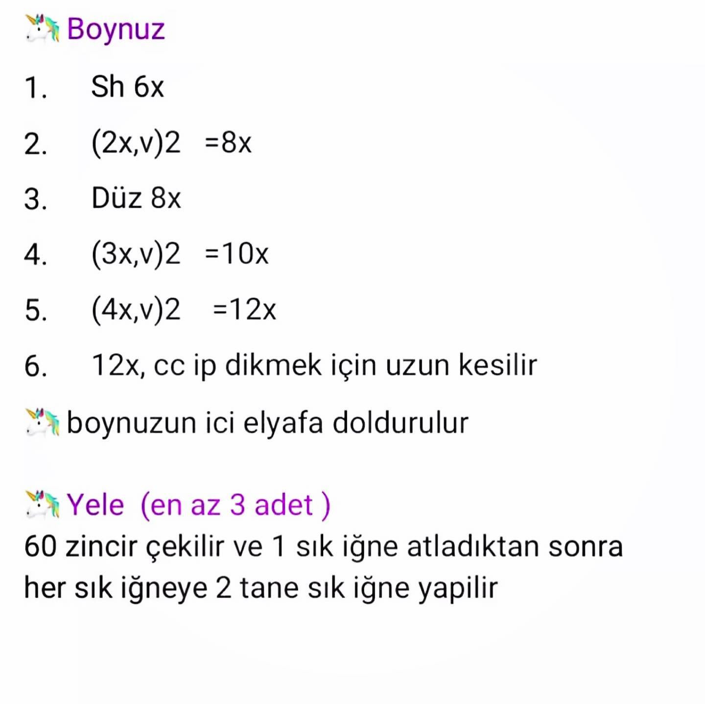 Unicorn çıngırak tarifi 🦋 detaylı güzel bir tarif olmuş 💐