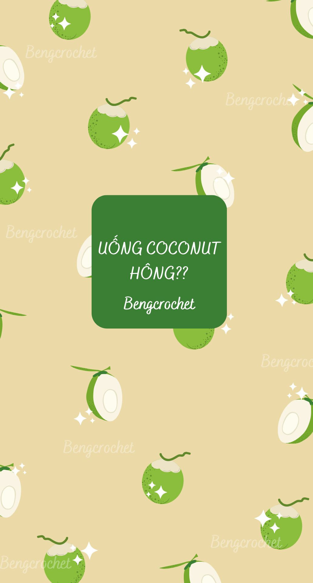 uống coconut hồng, quả dừa