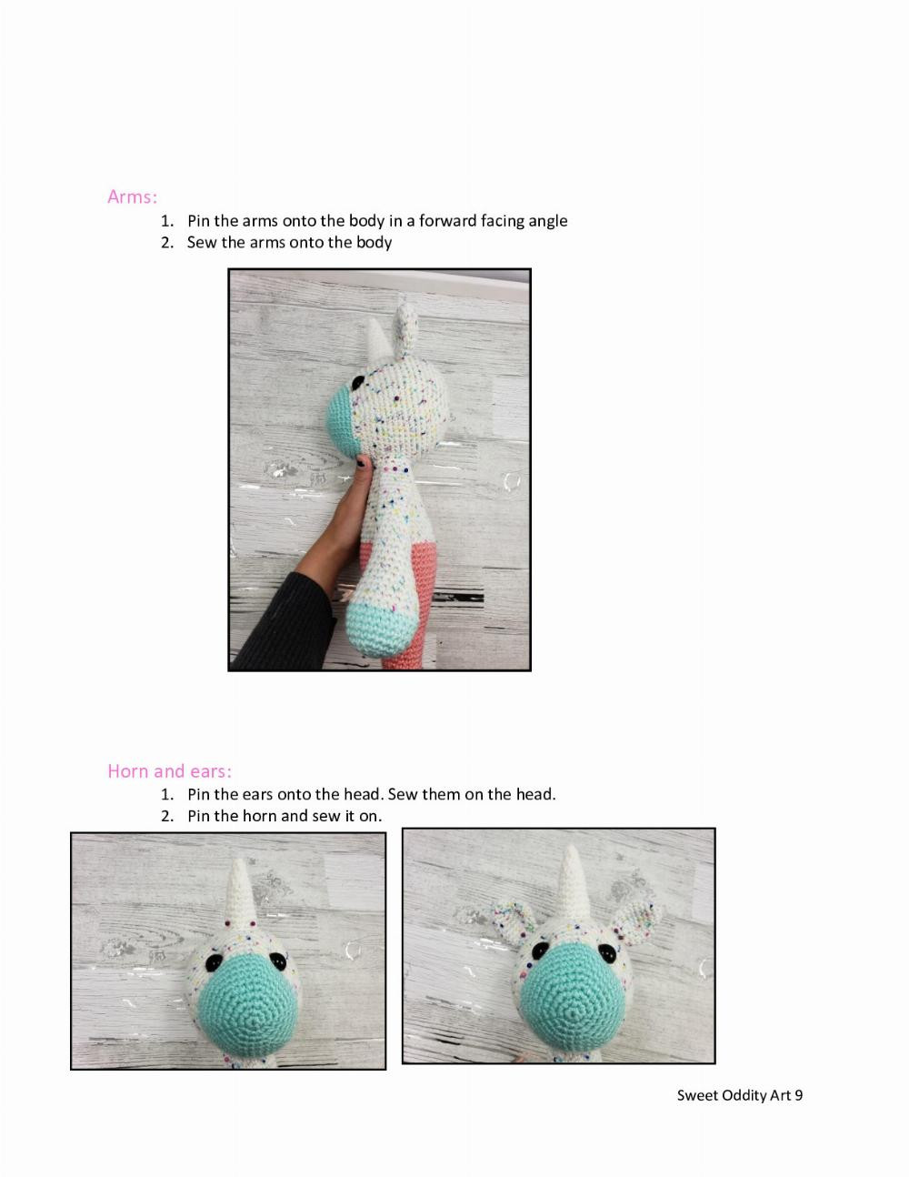 Ursula the Unicorn Crochet Pattern