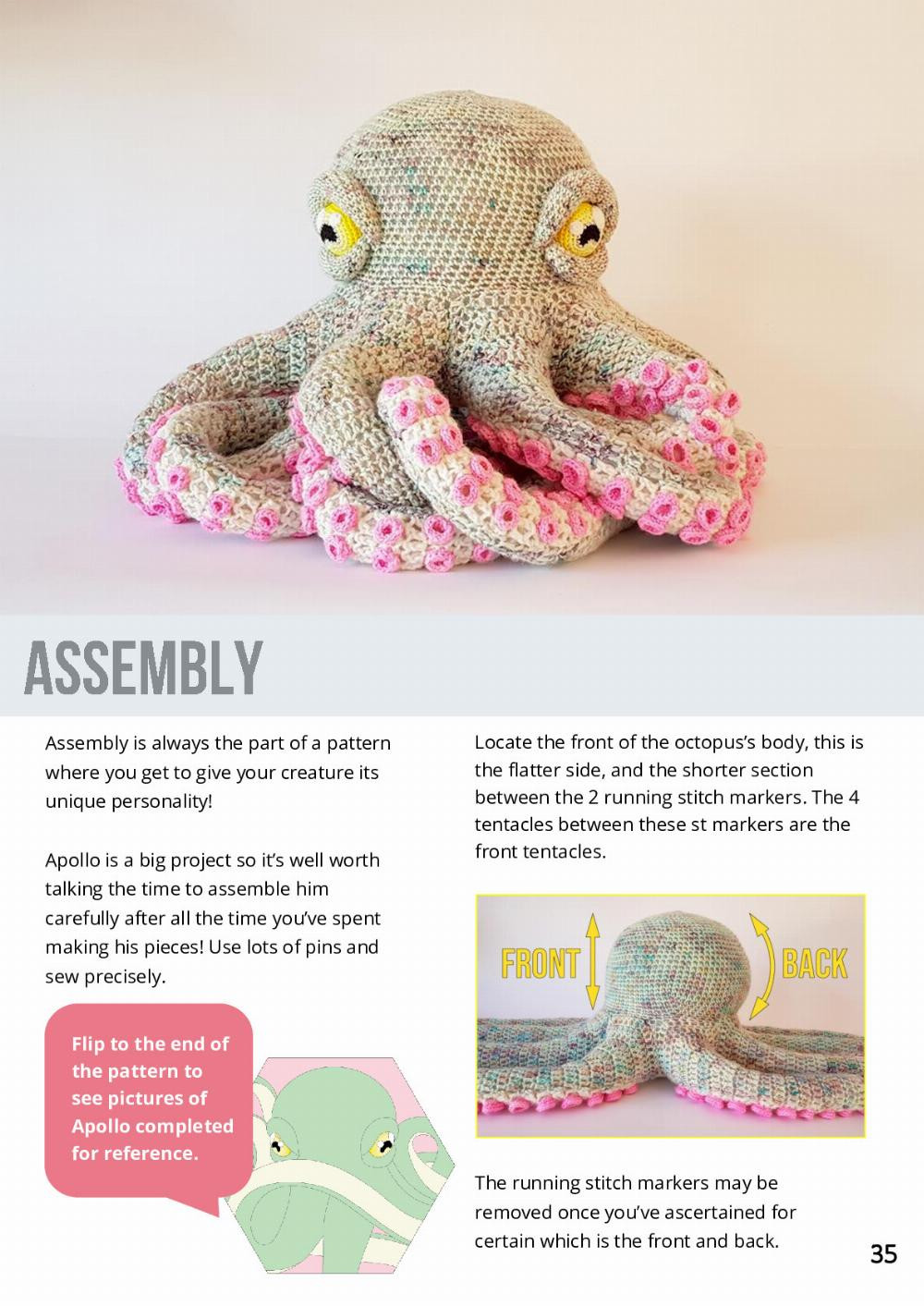 Apollo the Octopus crochet pattern