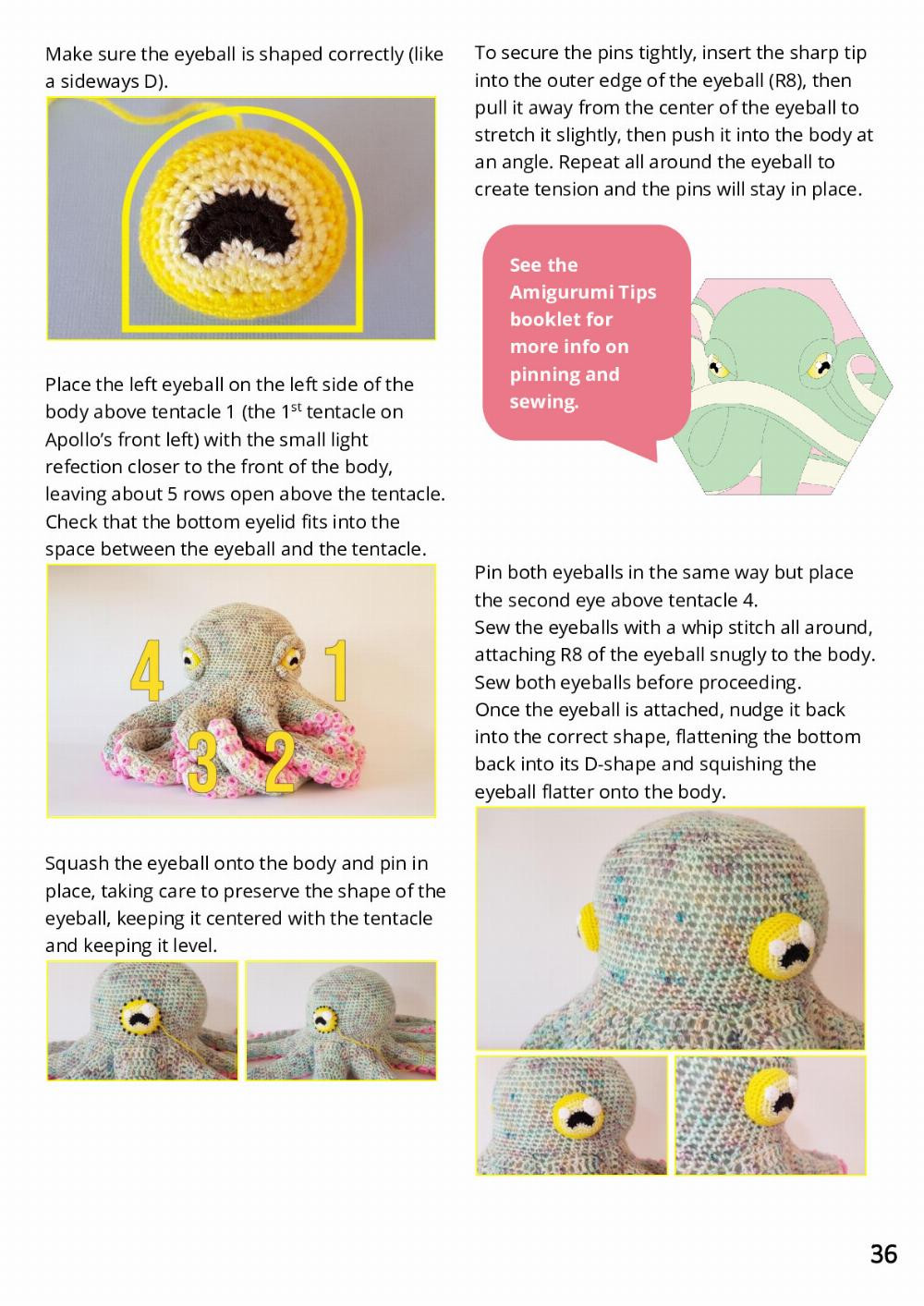 Apollo the Octopus crochet pattern