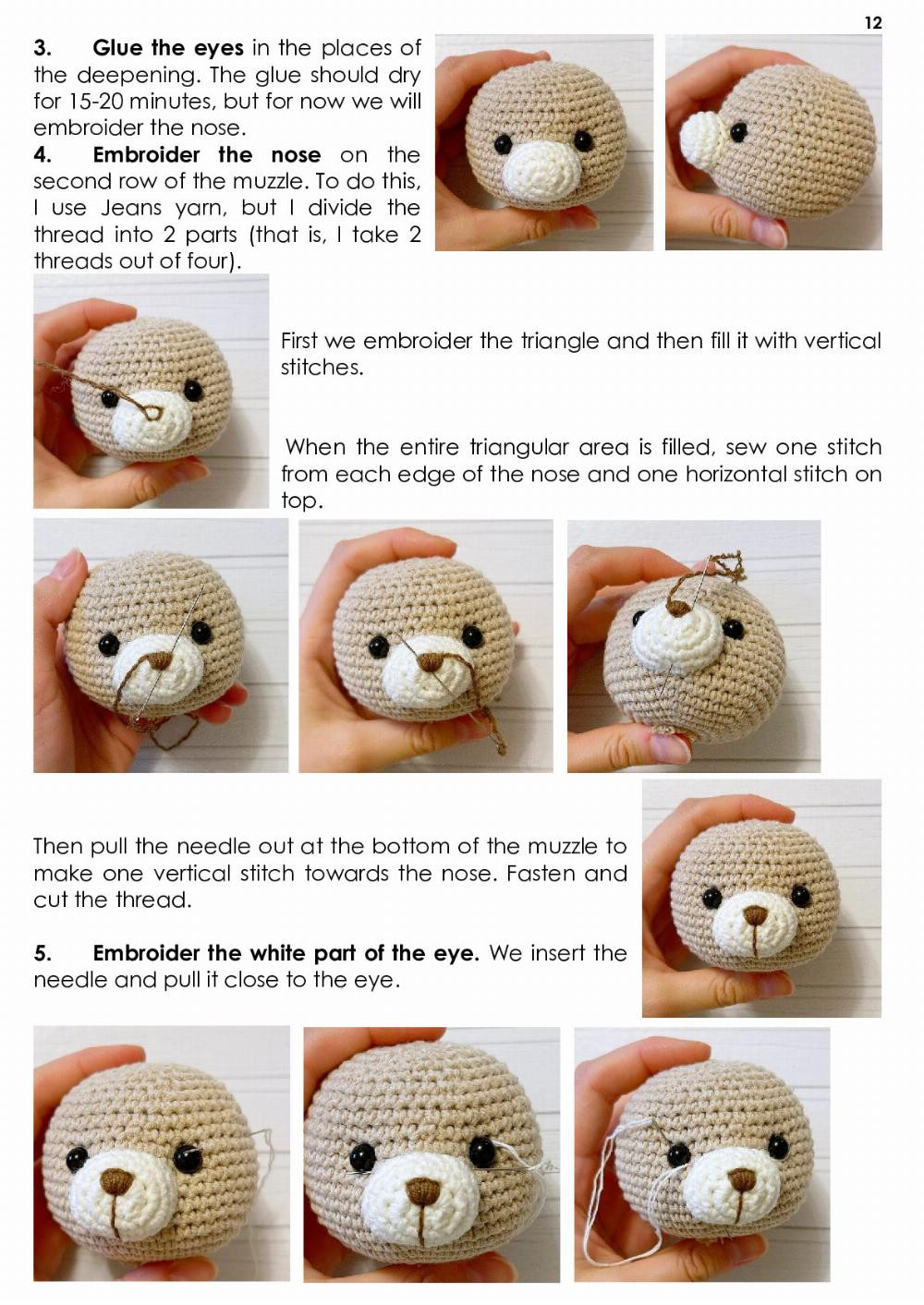 April the bear crochet pattern