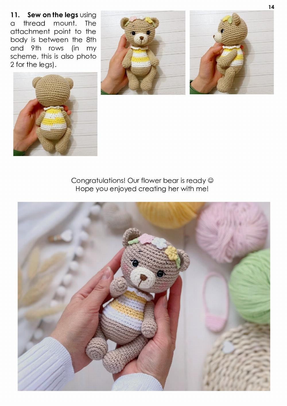 April the bear crochet pattern