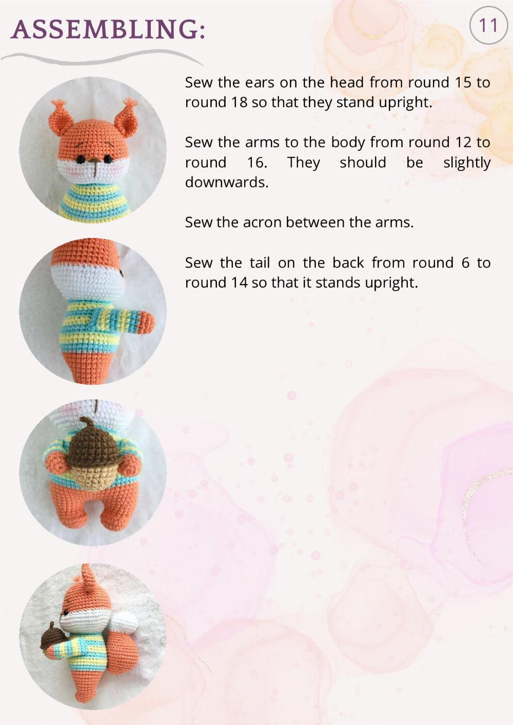 BABY SQUIRREL PATTERN