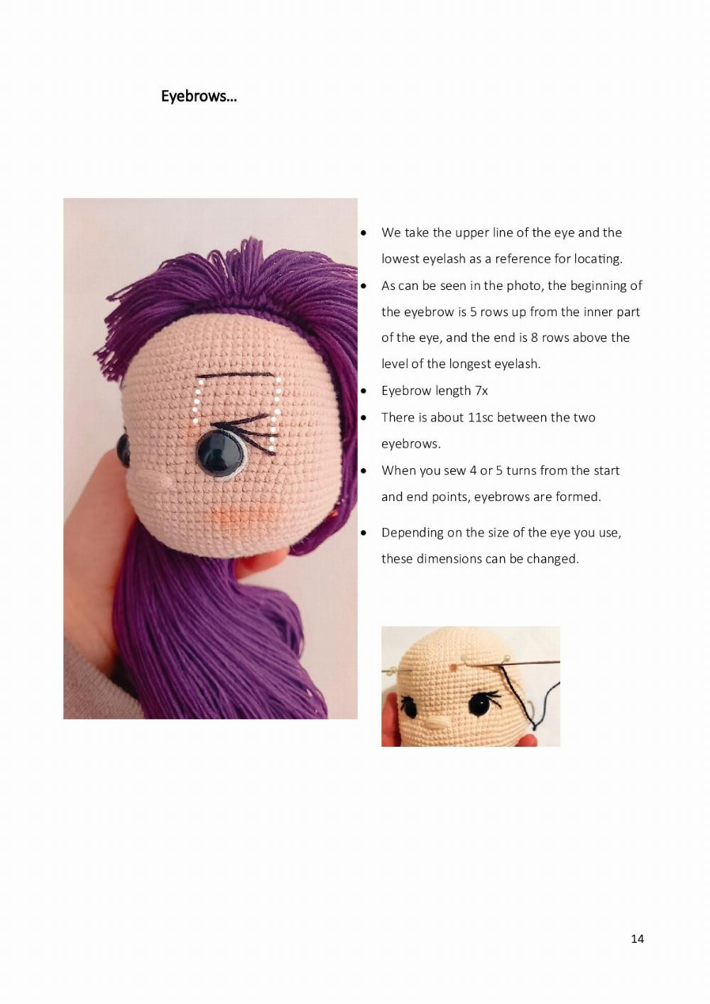 BADE DOLL PATTERN CROCHET AMİGURUMİ PATTERN PDF