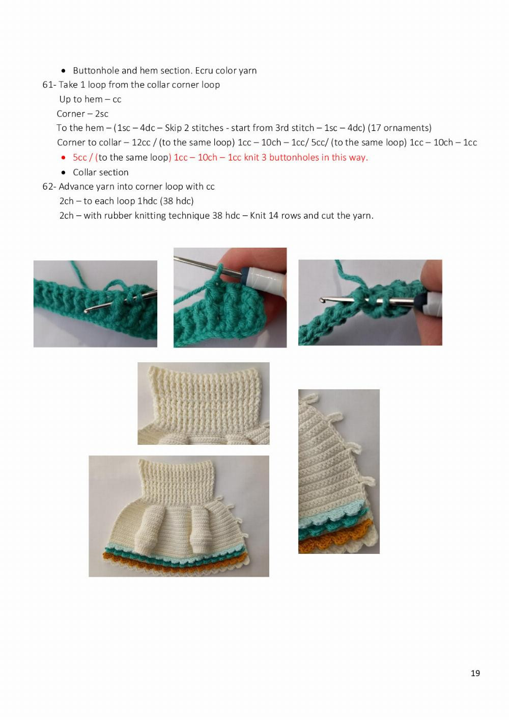 BADE DOLL PATTERN CROCHET AMİGURUMİ PATTERN PDF