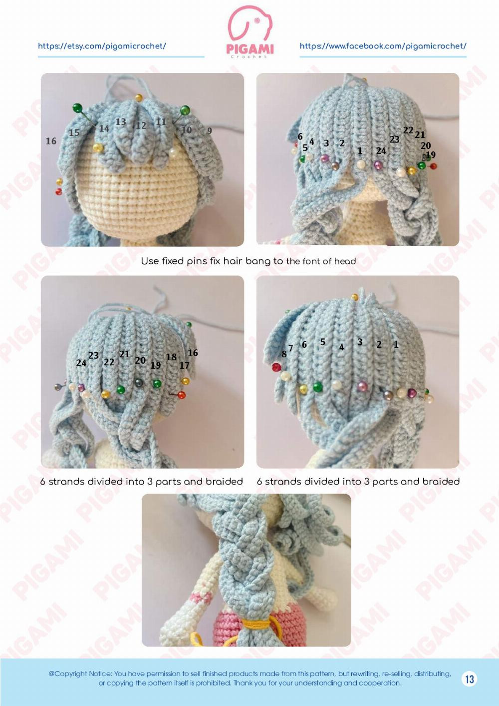 bailu doll crochet pattern