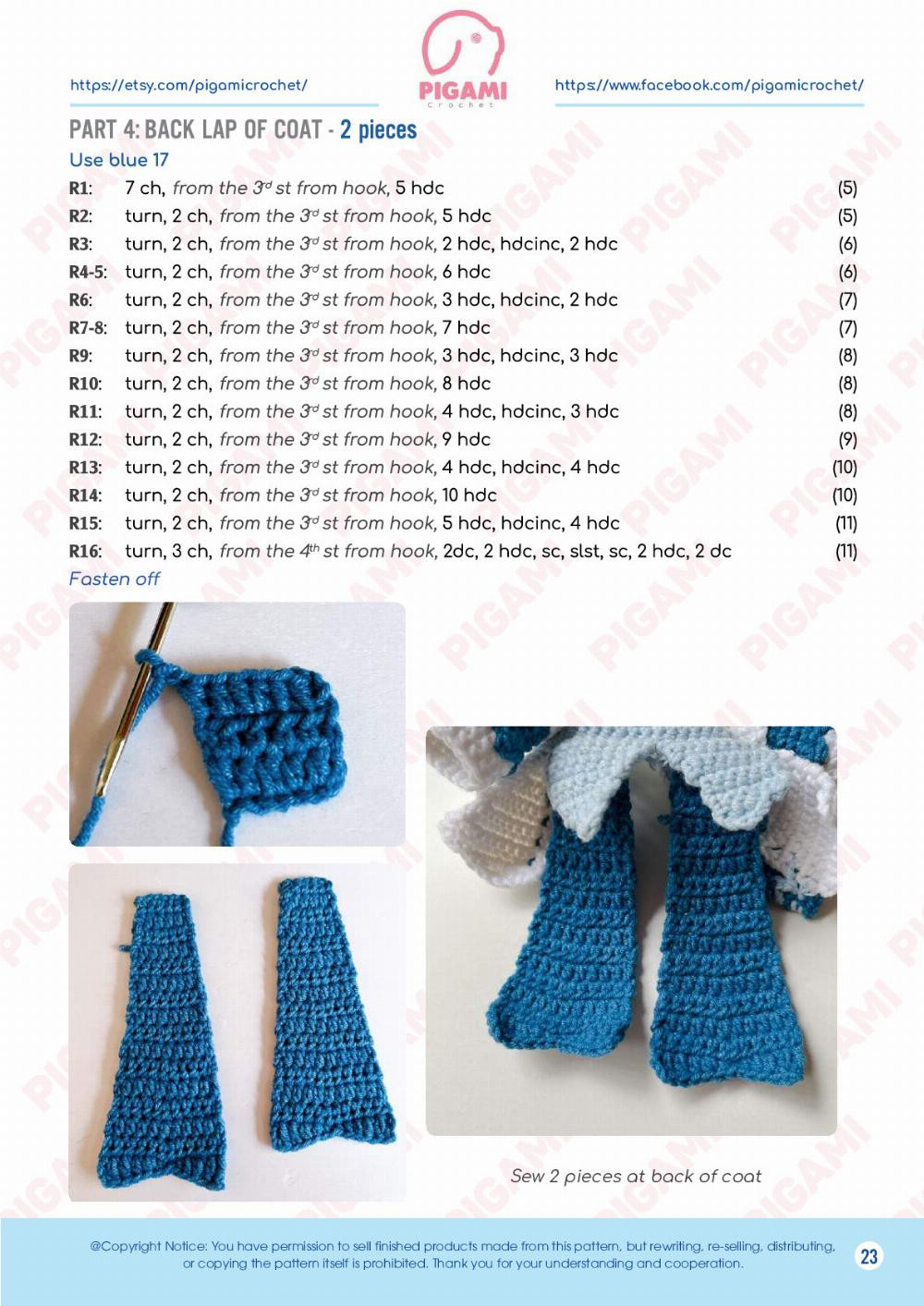 bailu doll crochet pattern