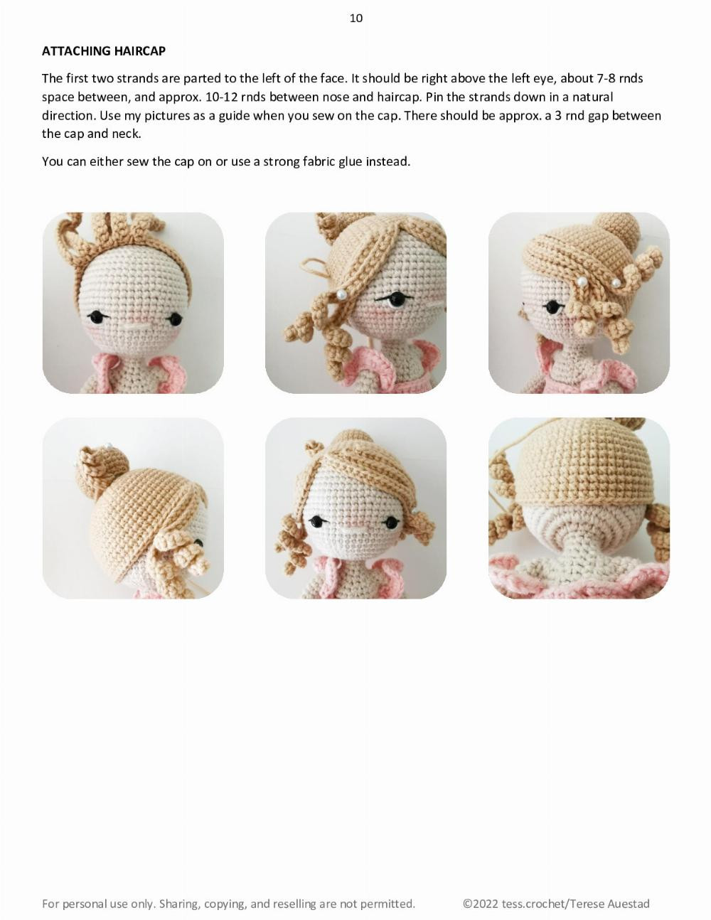 Ballet doll crochet pattern lulu