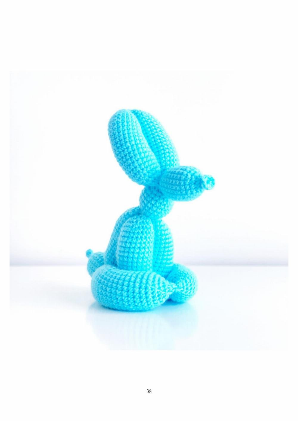 balloon animal, Crochet patterns for dogs, bears, rabbits, giraffes, swans...