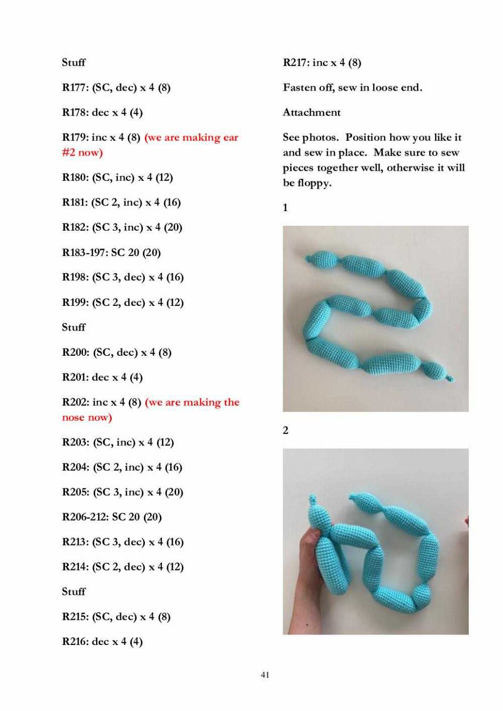 balloon animal, Crochet patterns for dogs, bears, rabbits, giraffes, swans...