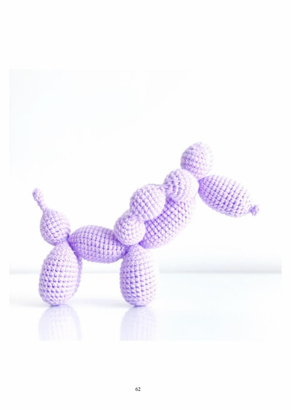 balloon animal, Crochet patterns for dogs, bears, rabbits, giraffes, swans...