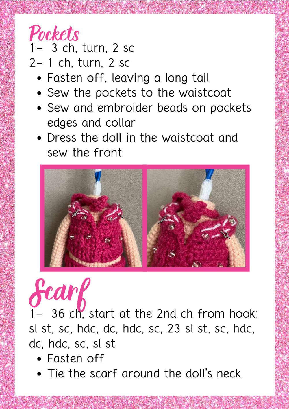 barbie cowgirl doll crochet patern