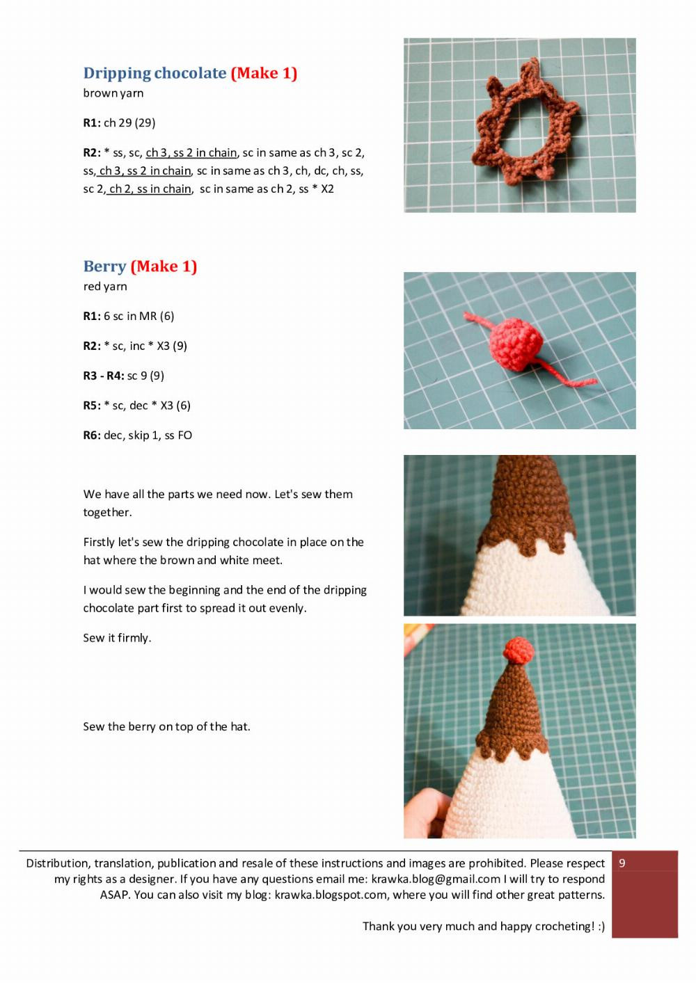 Birthday hat and bowtie Crochet pattern