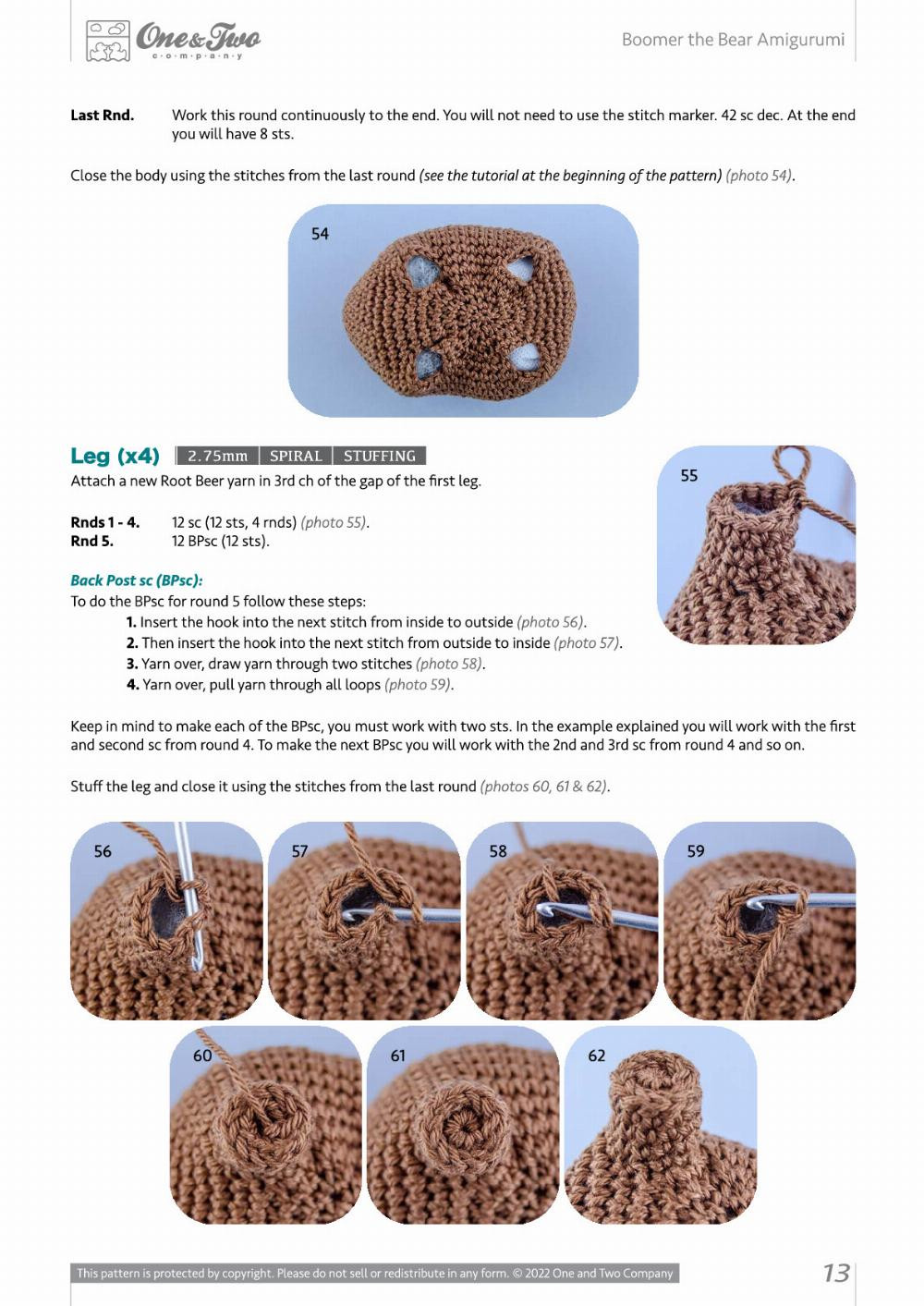 boomer the bear amigurumi