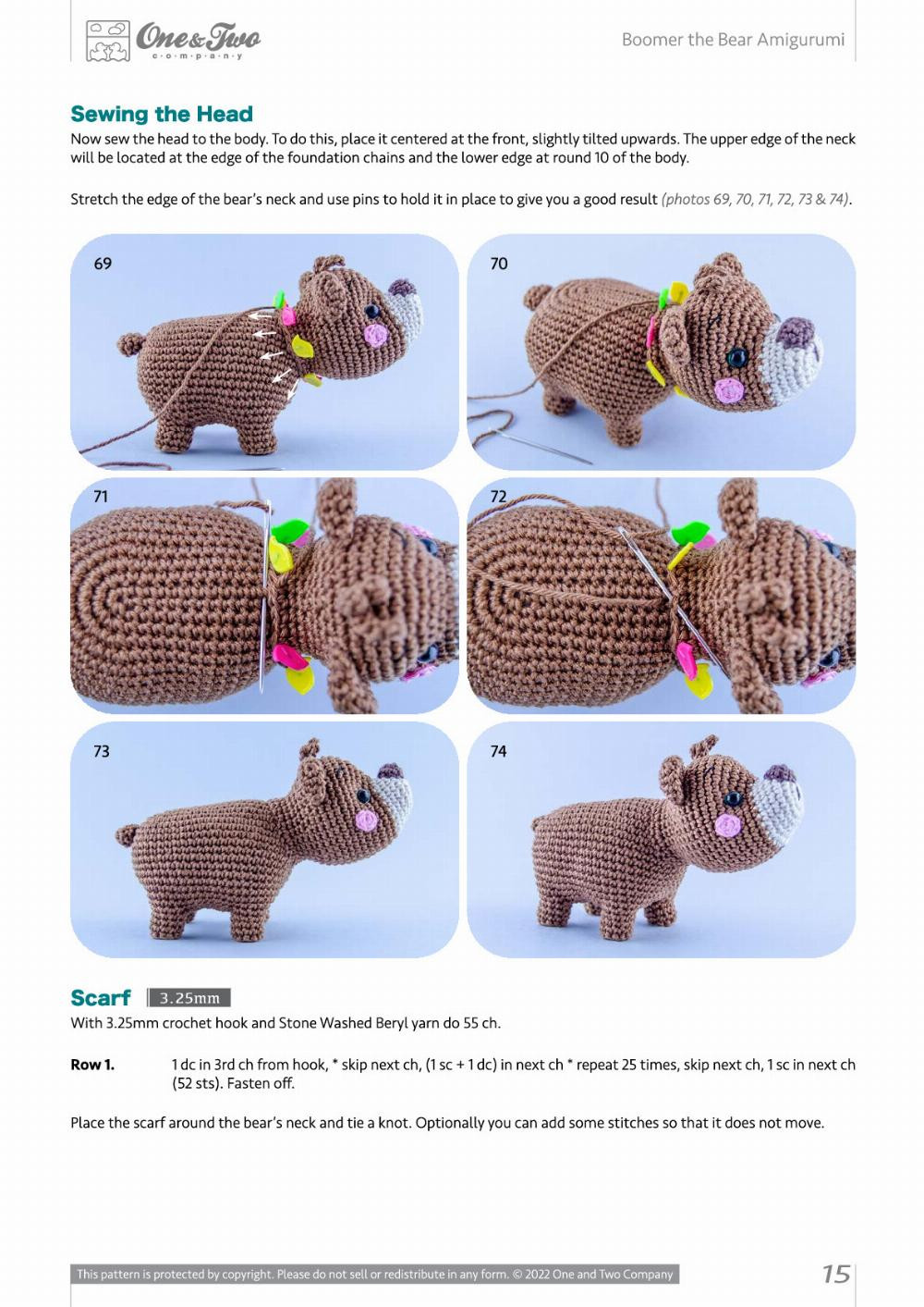 boomer the bear amigurumi